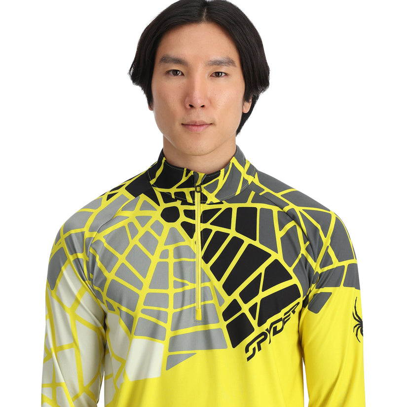 Mens Legacy Half Zip - Acid Yellow