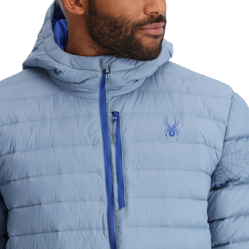 Mens Zenith Hooded - Blue Fog