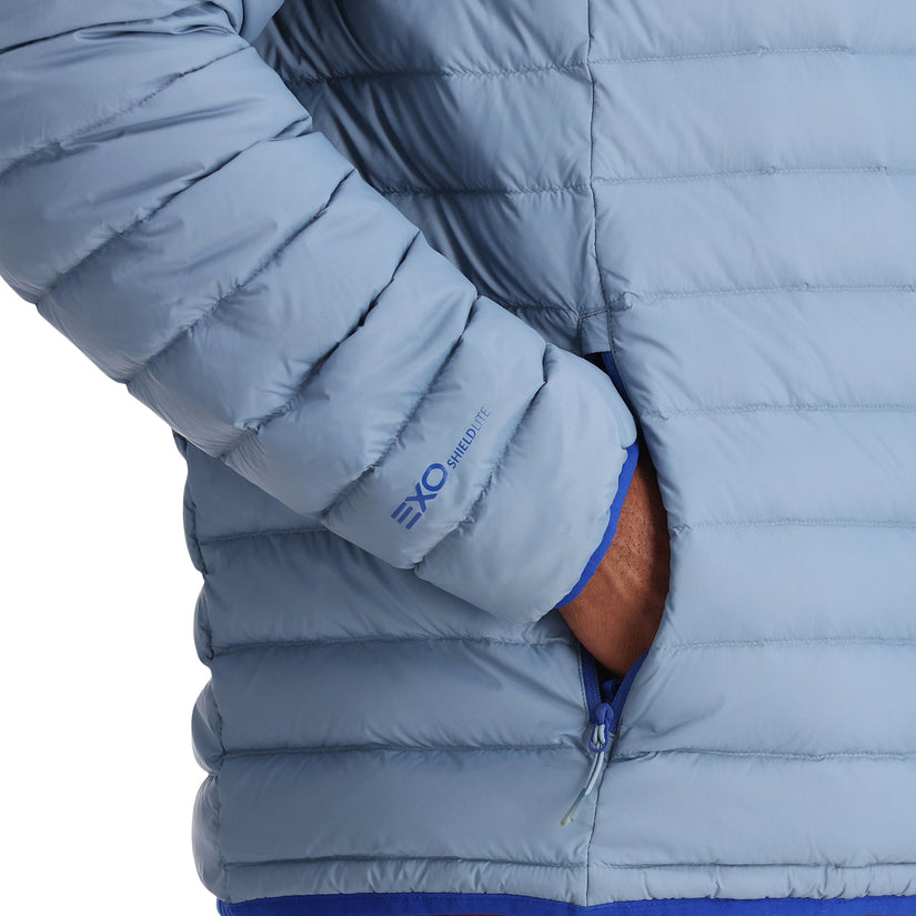 Mens Zenith Hooded - Blue Fog