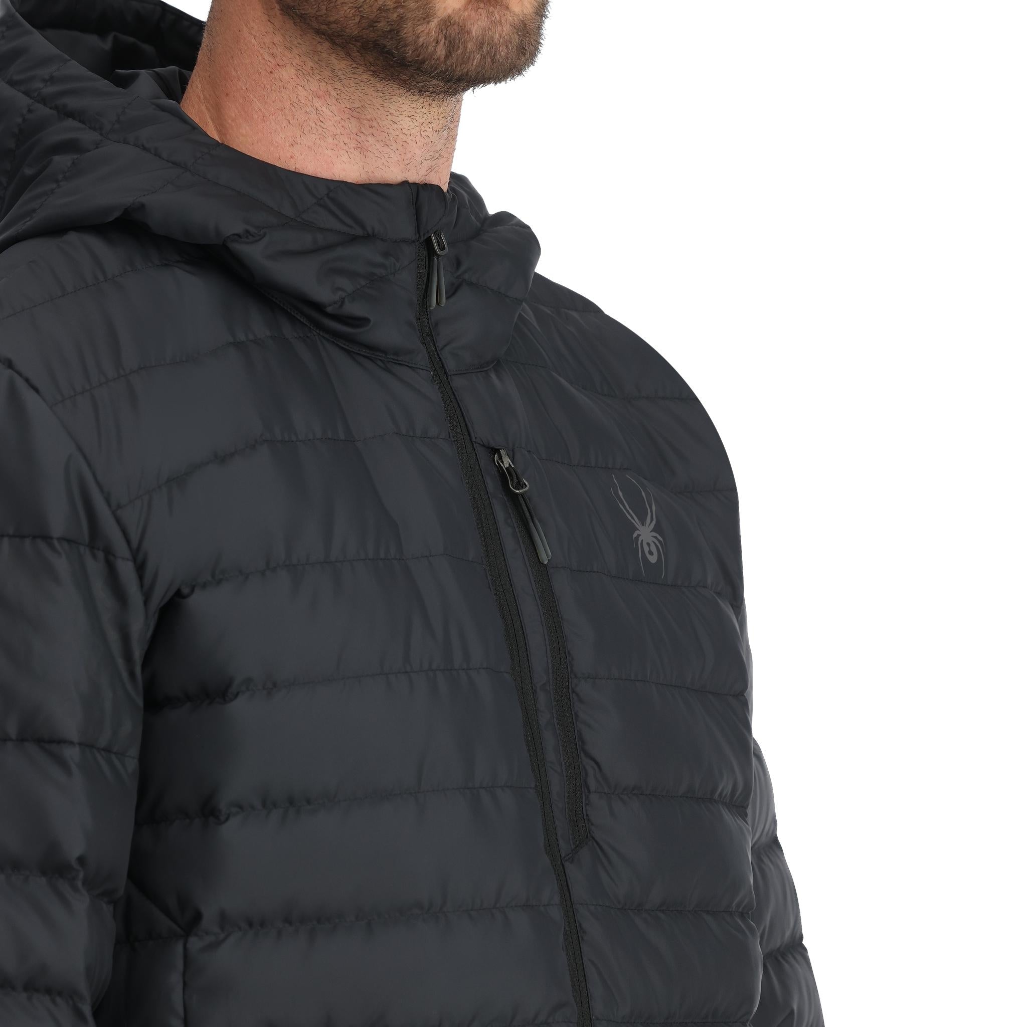 Zenith Hooded- Black - Zenith Hooded- Black | Spyder Europe