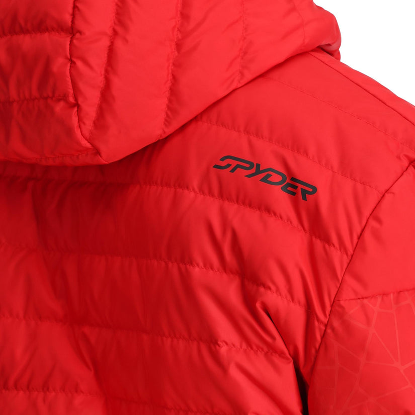 Mens Zenith Hooded - Spyder Red