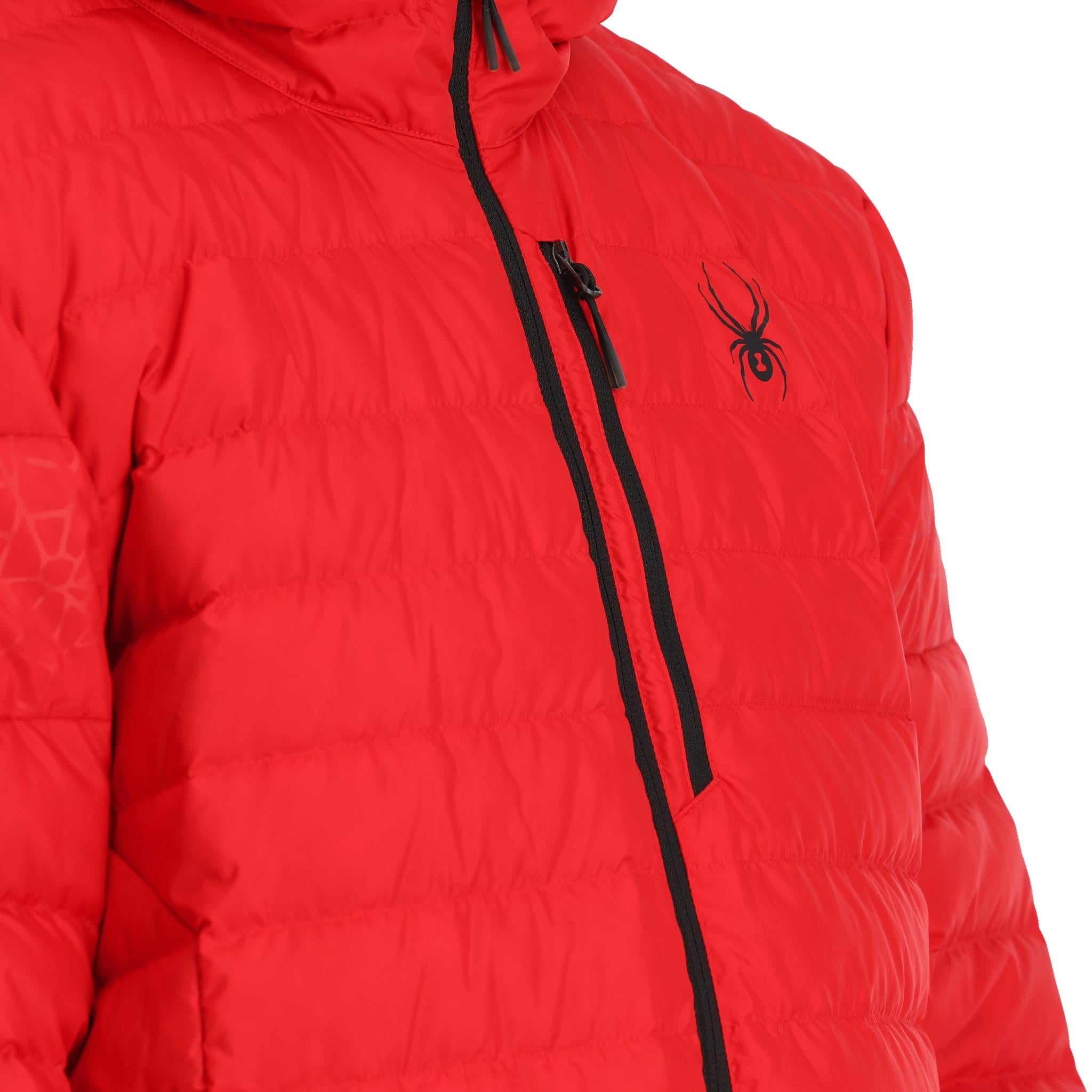 Mens Zenith Hooded - Spyder Red | Spyder Europe
