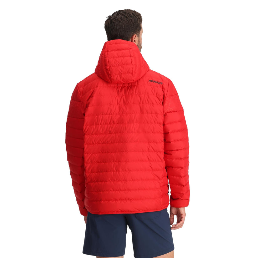 Mens Zenith Hooded - Spyder Red