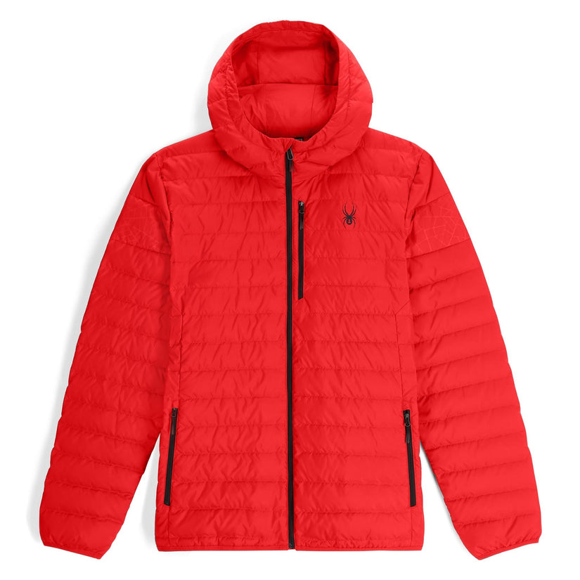Mens Zenith Hooded - Spyder Red