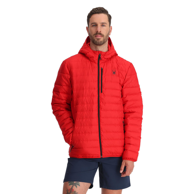 Mens Zenith Hooded - Spyder Red