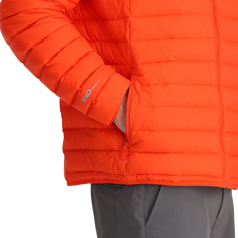 Mens Zenith Hooded - Twisted Orange