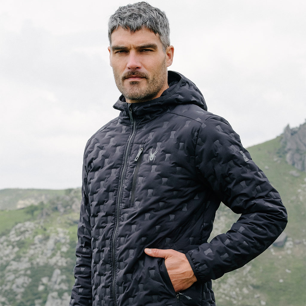 ジャケット・アウター sputnik Zenith Hooded Jacket - Black | Spyder Europe