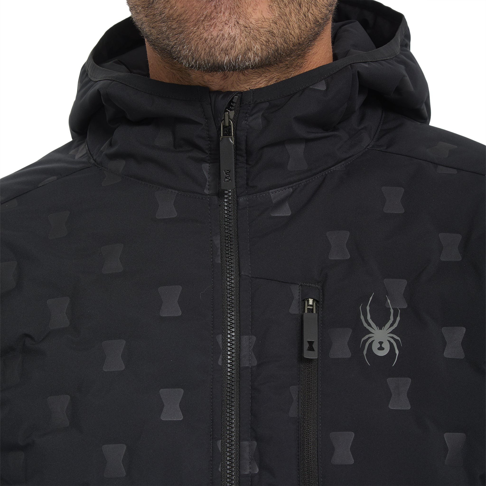 Zenith Hooded Jacket - Black | Spyder Europe