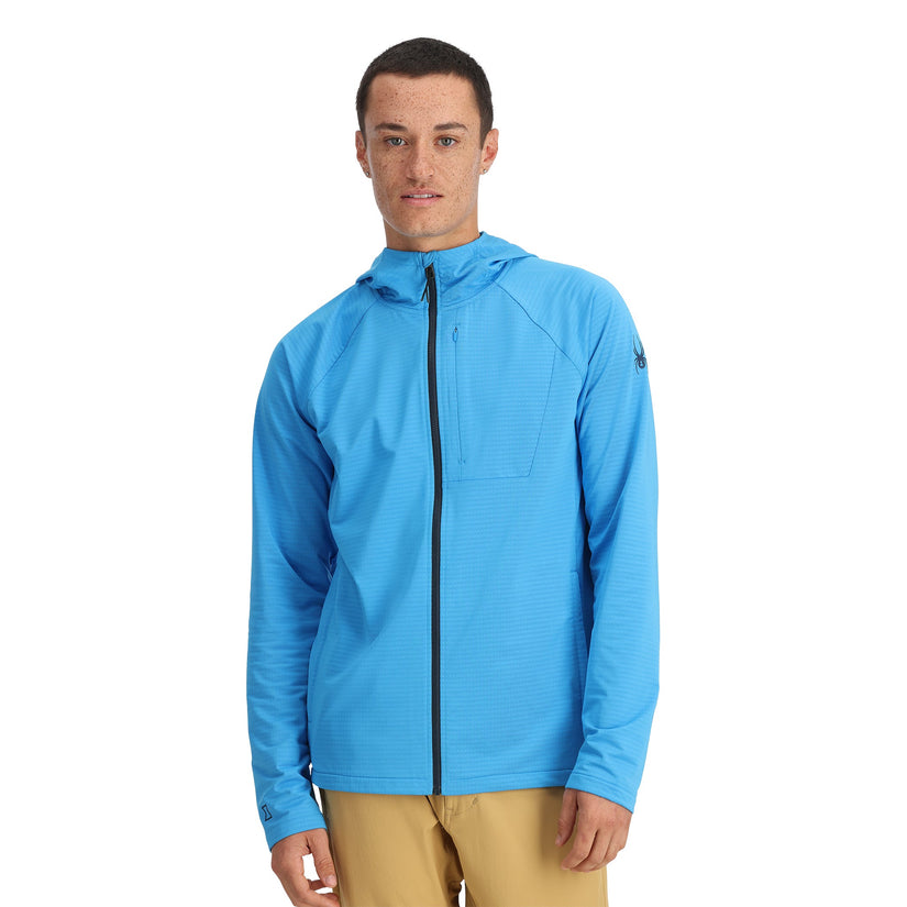 Gridweb Tech Hoodie - Aether Blue
