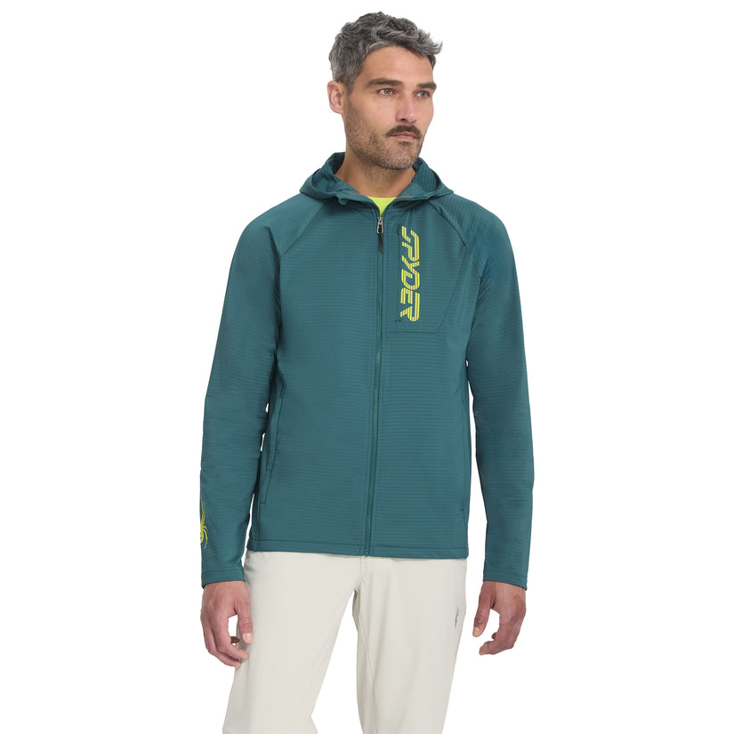Gridweb Hoodie - Petrol
