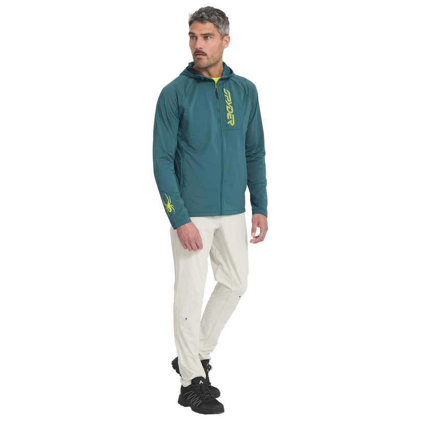 Gridweb Hoodie - Petrol