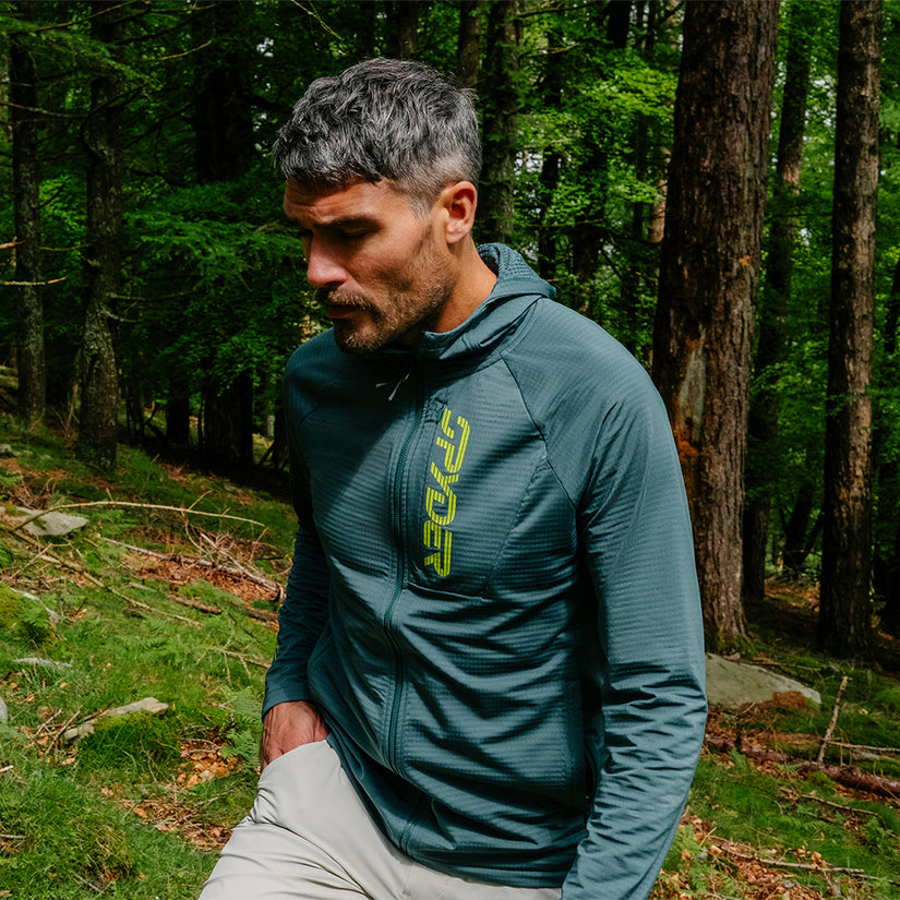 Gridweb Hoodie - Petrol
