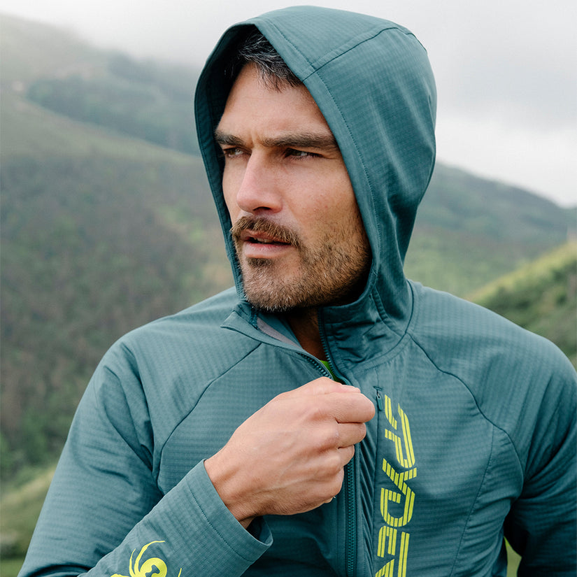 Gridweb Hoodie - Petrol