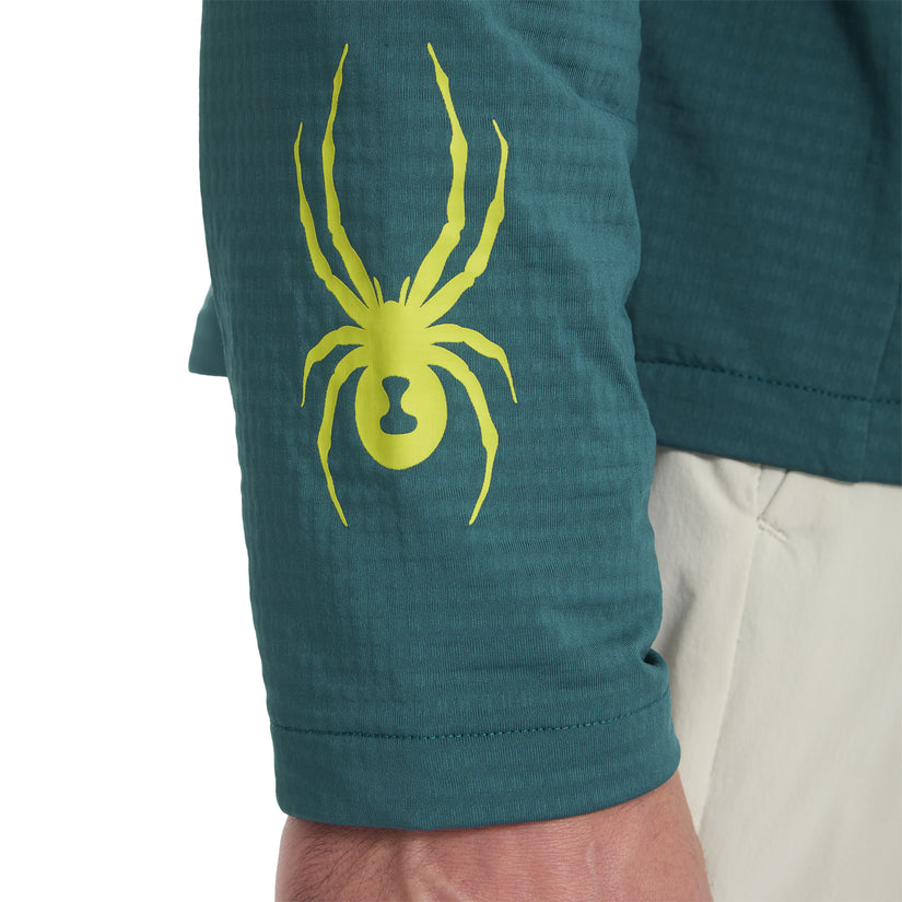 Gridweb Hoodie - Petrol