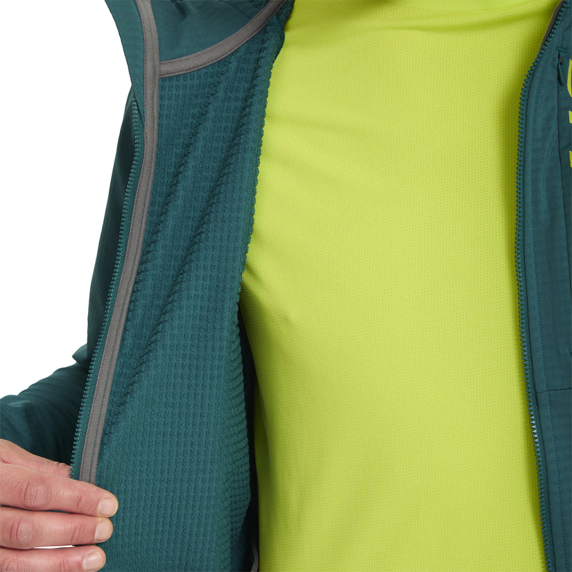 Gridweb Hoodie - Petrol
