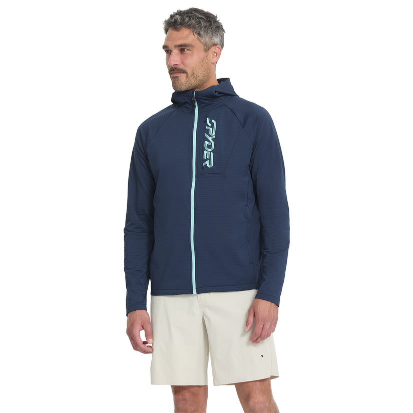 Gridweb Hoodie - True Navy