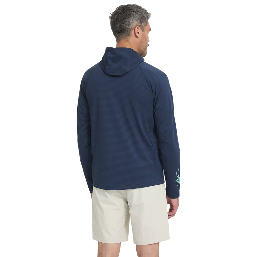 Gridweb Hoodie - True Navy