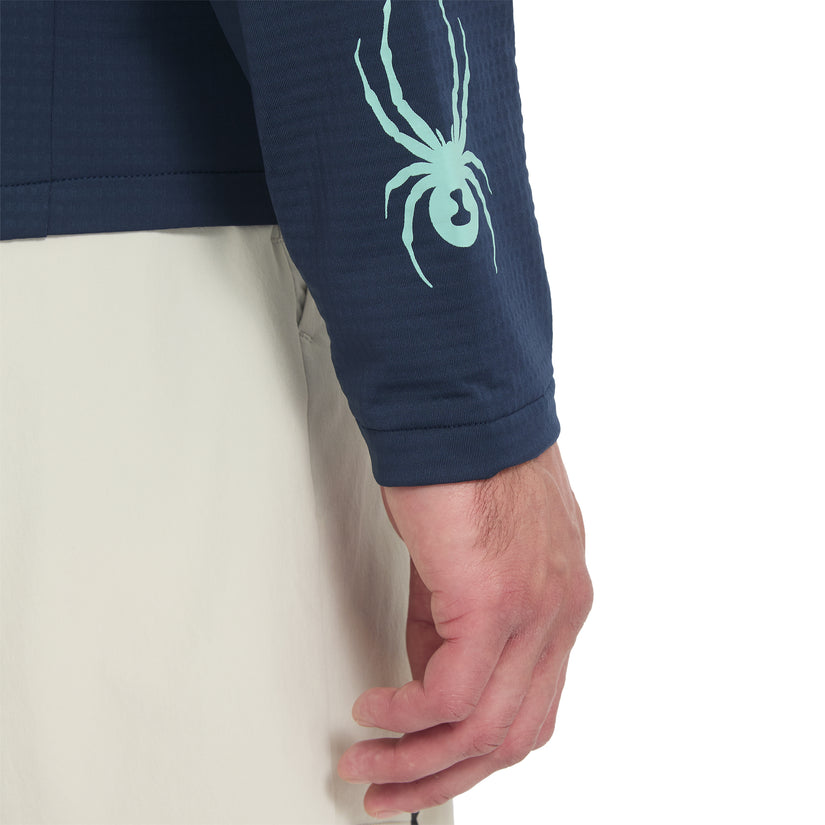 Gridweb Hoodie - True Navy