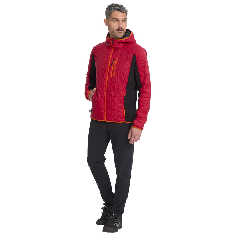 Glissade Hybrid Hooded Jacket - Spyder Red