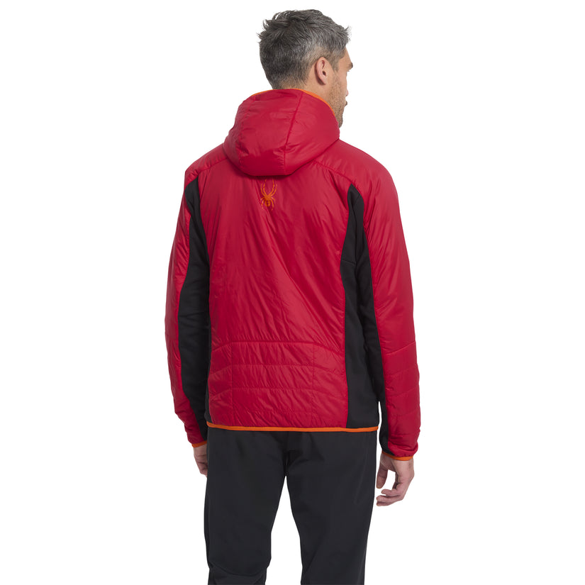 Glissade Hybrid Hooded Jacket - Spyder Red