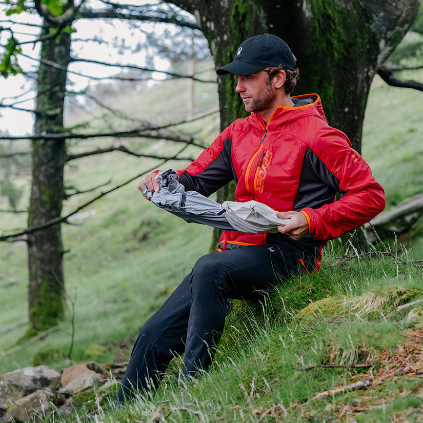 Glissade Hybrid Hooded Jacket - Spyder Red