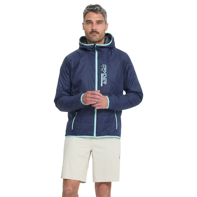 Glissade Hybrid Hooded Jacket - True Navy
