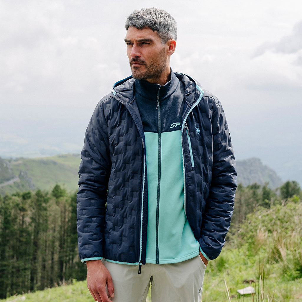 Zenith Hooded Jacket - True Navy | Spyder Europe