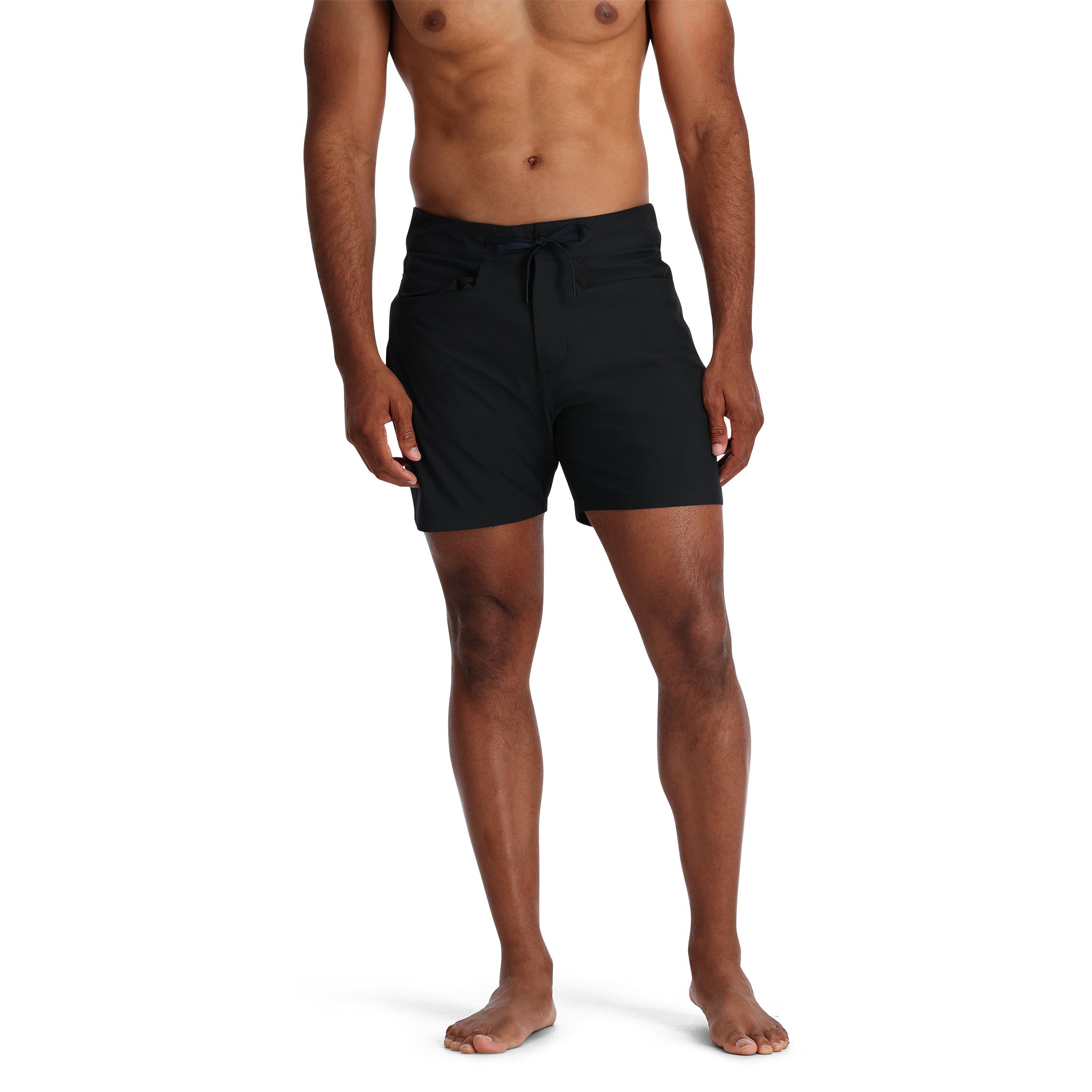 Nolan Hybrid Short - Black | Spyder Europe