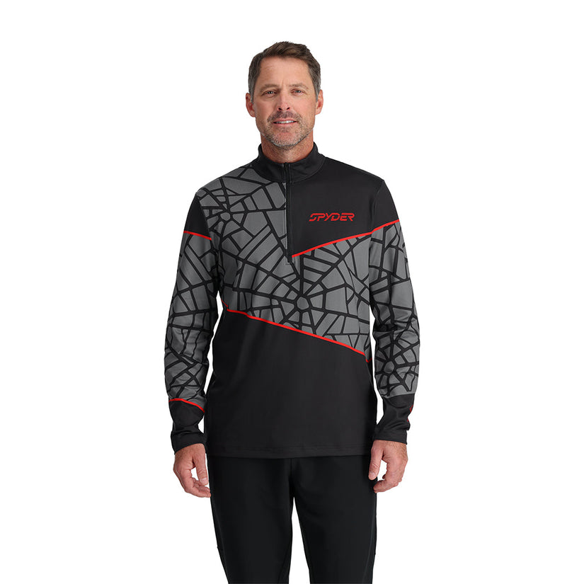 Mens Vital Half Zip - Black