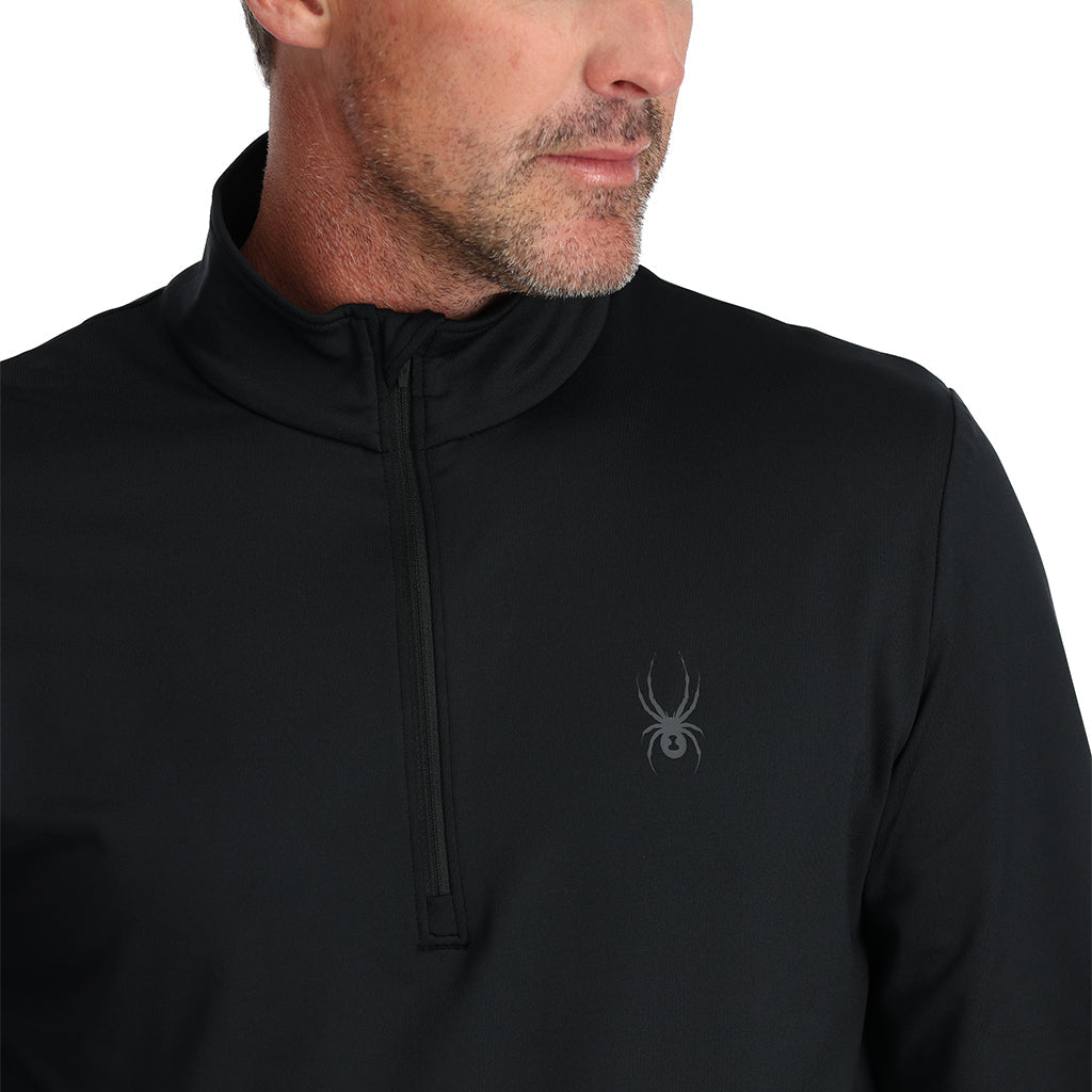 *p(R)ojectR® Half Zip Mens Prospect Half Zip - Black | Spyder Europe