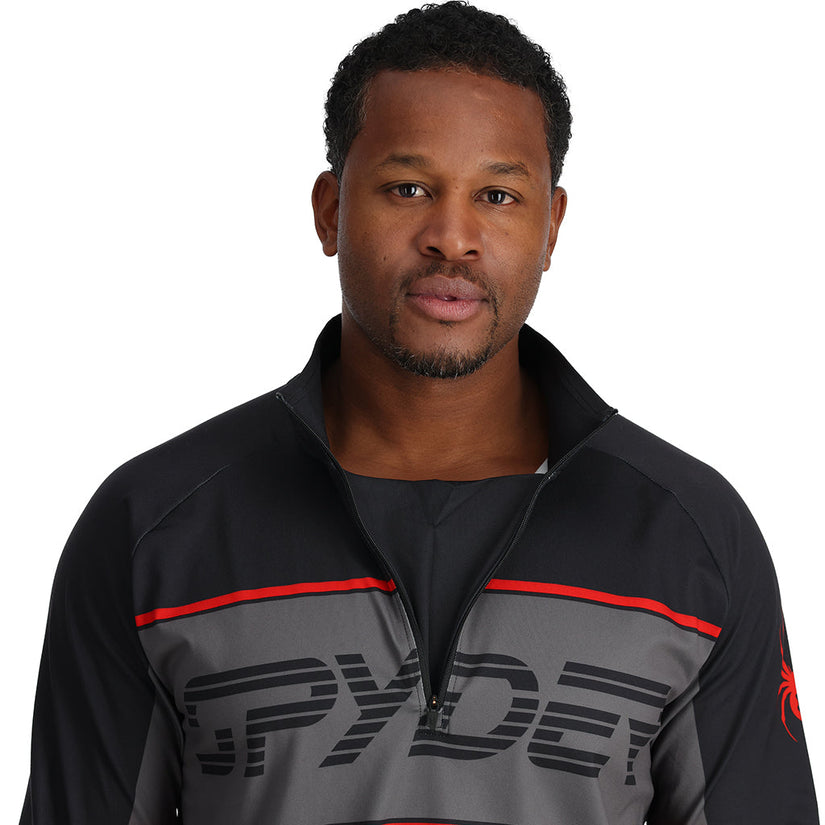 Spyder Paramount 1/2 Zip, heren, Acid Yellow, XL, geel, XL Spyder Paramount 1/2 Zip, heren, Acid Yellow, XL, geel, XL