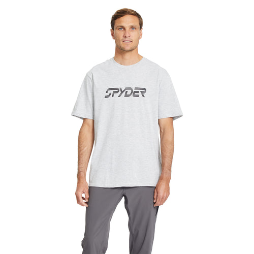 Mens Wordmark Blanks Tee - Heather Grey