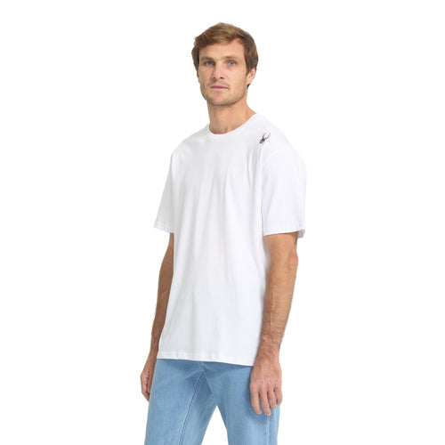 Men Bug Logo Short Sleeve Tee - White