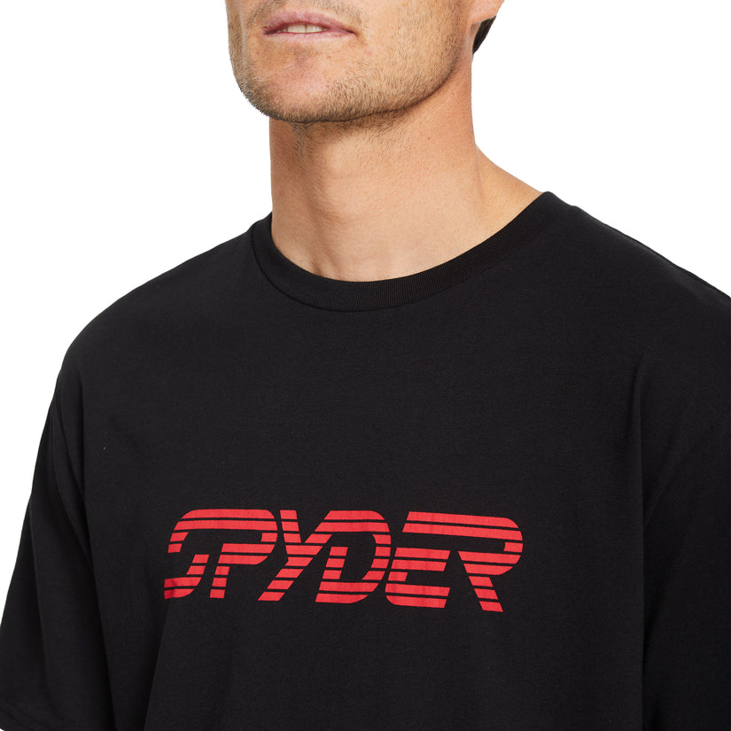 Men Wordmark Short Sleeve Tee - Black
