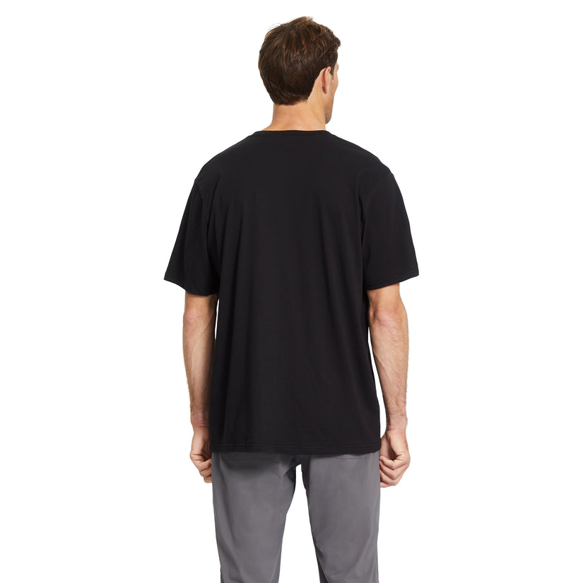 Men Wordmark Short Sleeve Tee - Black