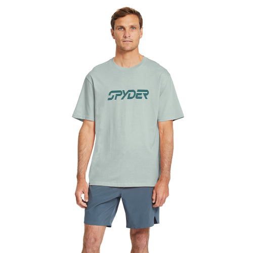 Men Wordmark Short Sleeve Tee - Cloud Blue