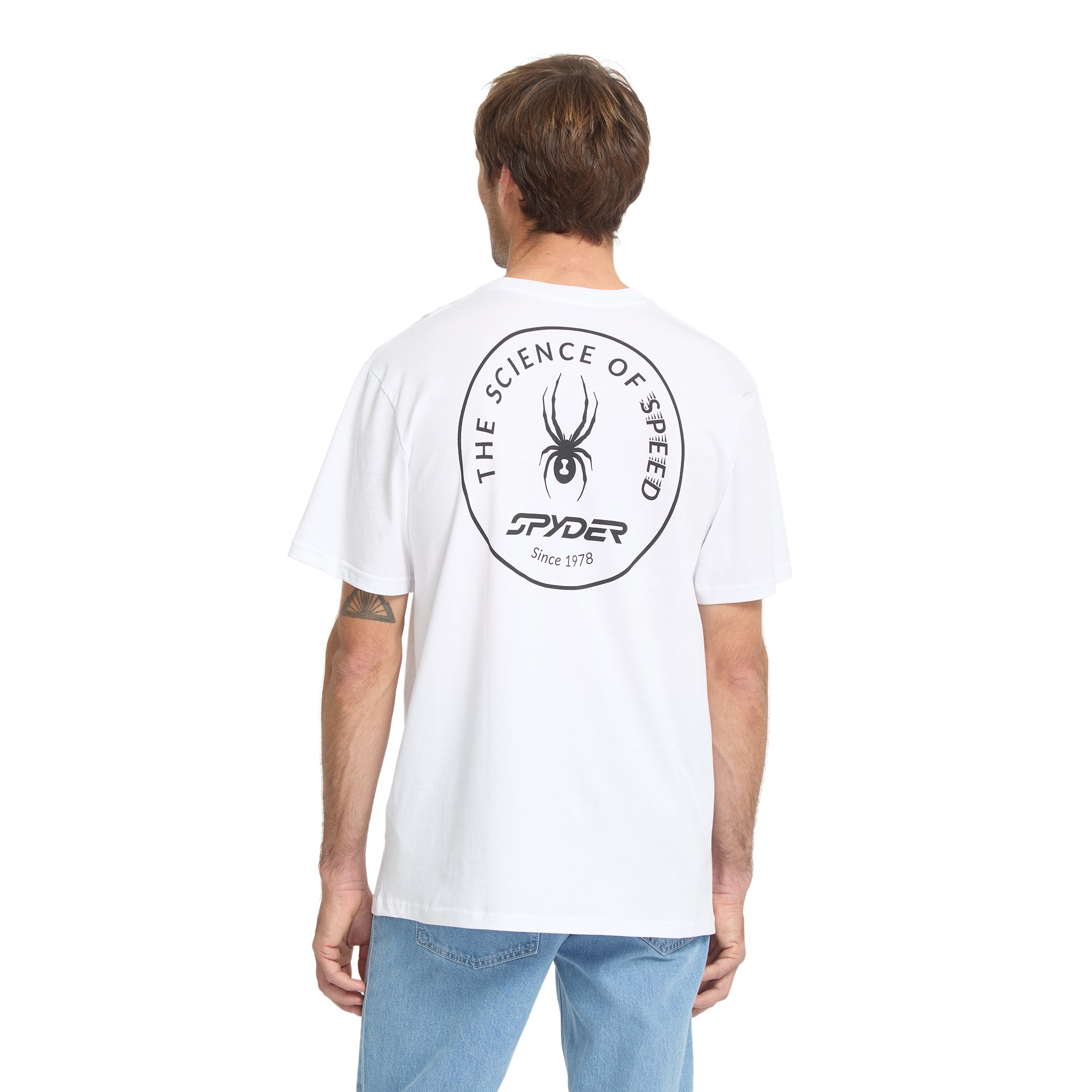 Science Of Speed Short Sleeve Tee - White | Spyder Europe