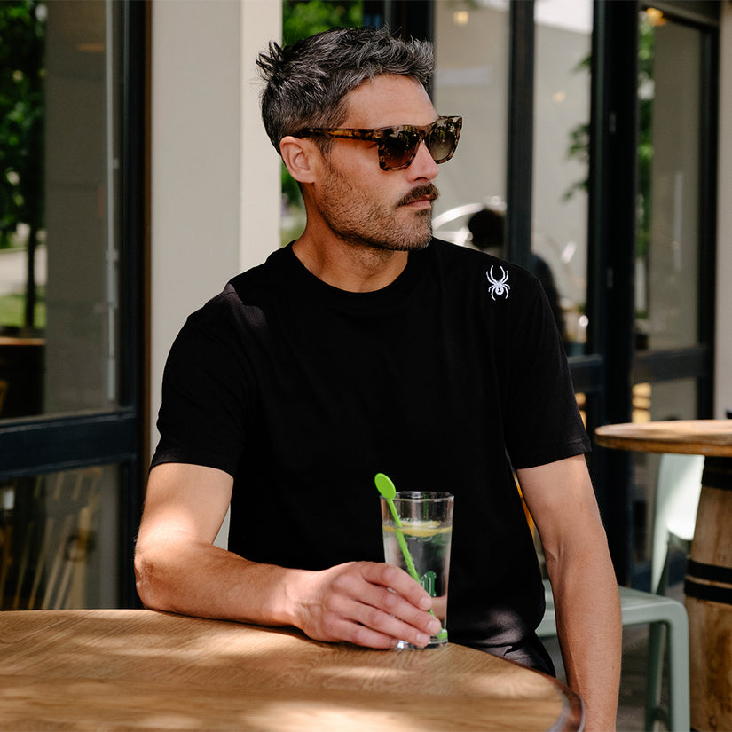 Bug Emb Short Sleeve Tee - Black