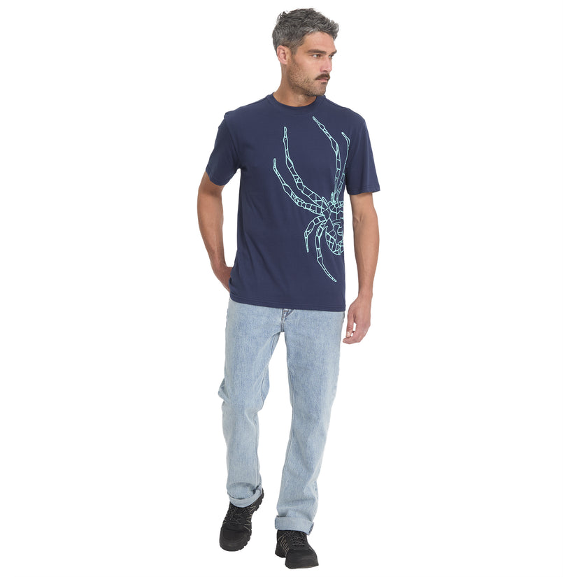 Spyd Up Short Sleeve Tee - True Navy