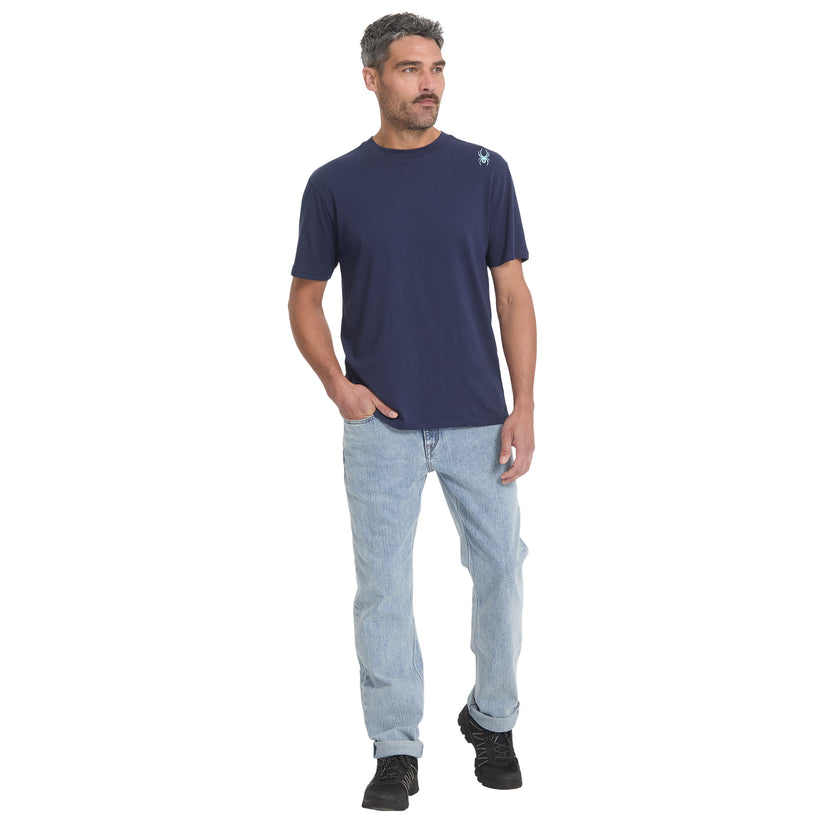 Bug Emb Short Sleeve Tee - True Navy