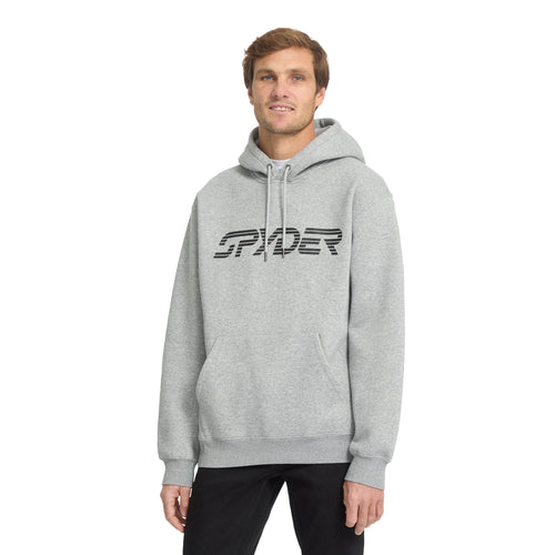 Men Wordmark Hoodie - Heather Grey