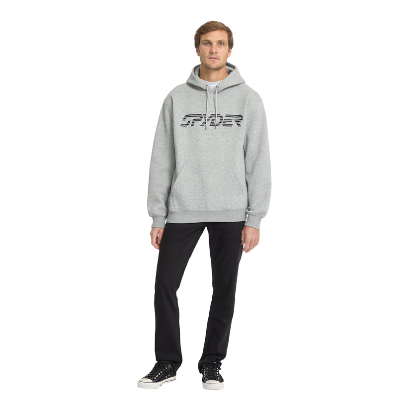 Men Wordmark Hoodie - Heather Grey