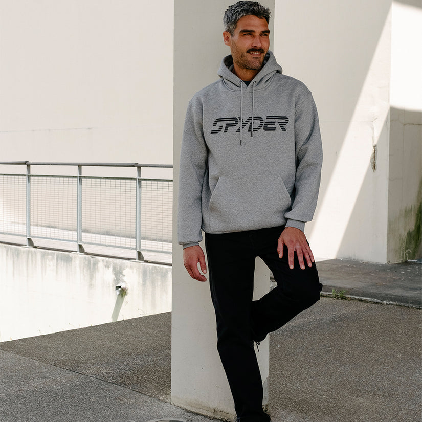 Wordmark Hoodie - Heather Grey
