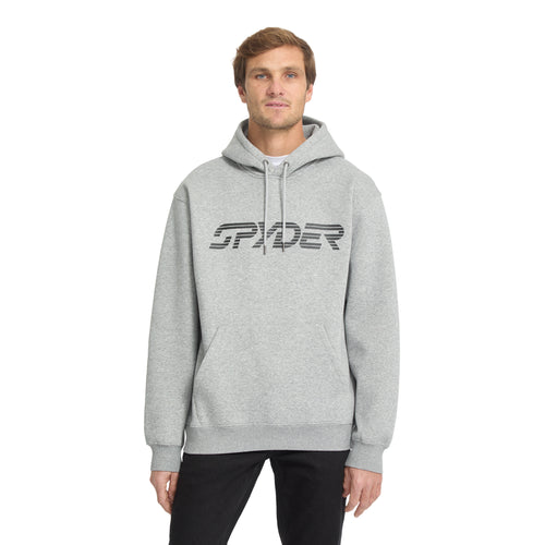 Men Wordmark Hoodie - Heather Grey