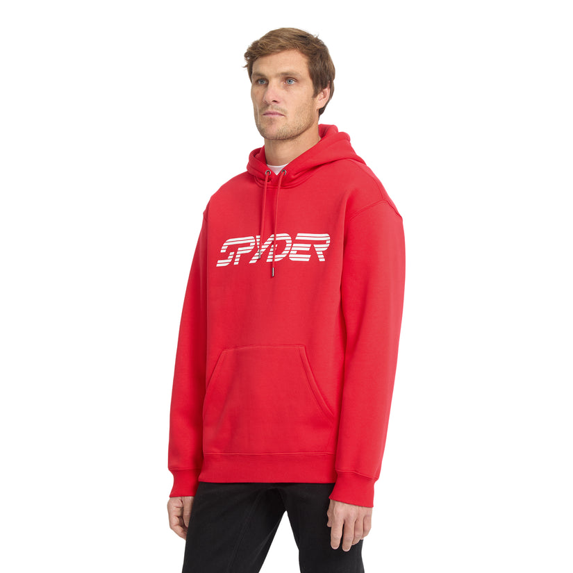 Men Wordmark Hoodie - Spyder Red