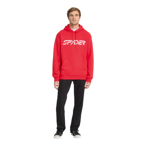 Men Wordmark Hoodie - Spyder Red