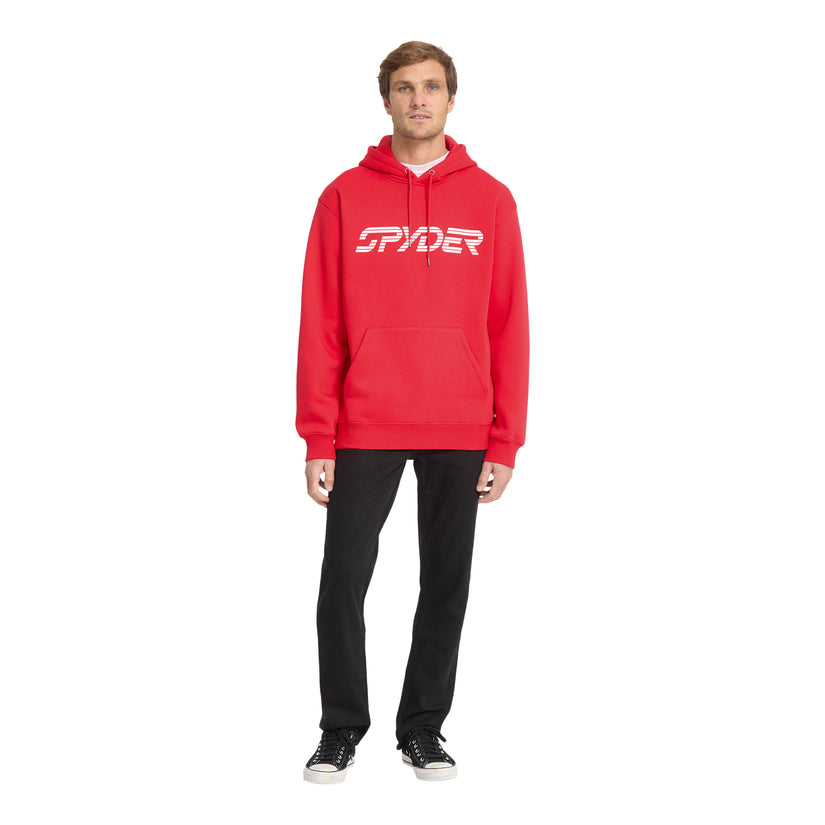 Men Wordmark Hoodie - Spyder Red