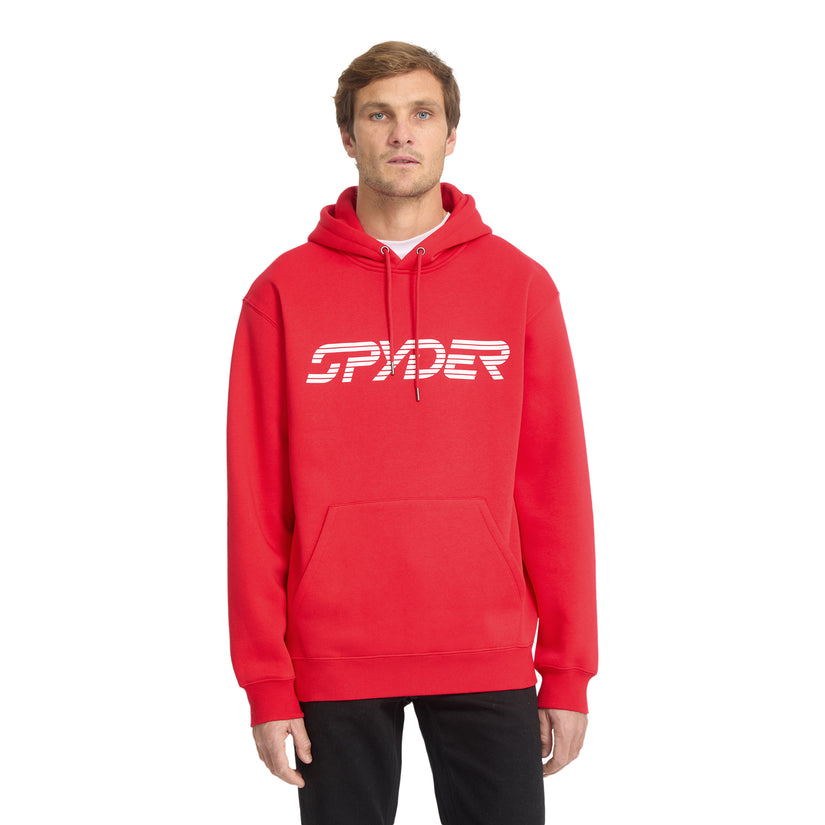 Men Wordmark Hoodie - Spyder Red