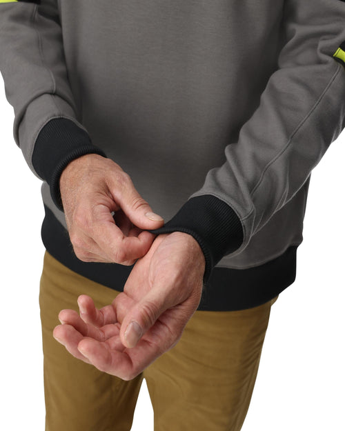 Mens Speed Fleece Crew - Storm