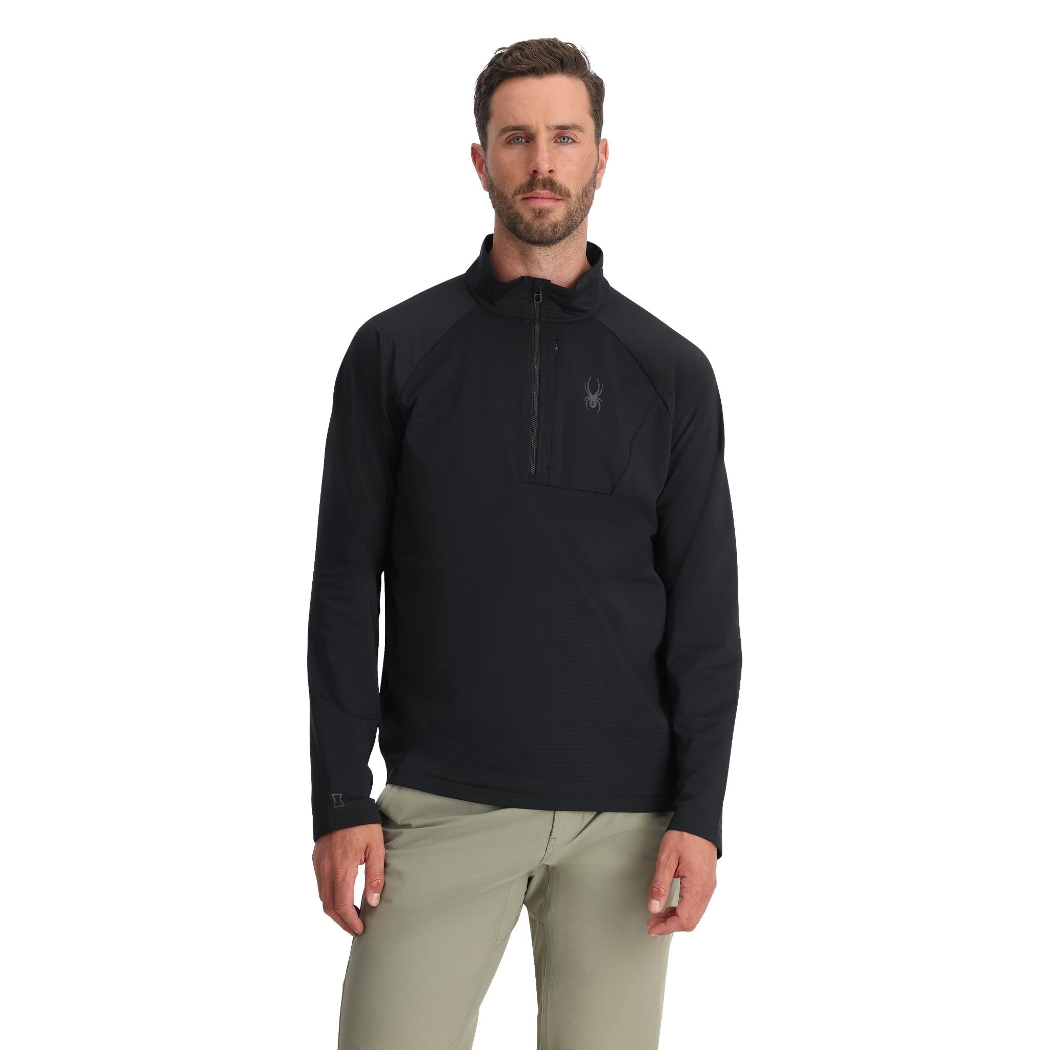 Prospect Half Zip - Black | Spyder Europe
